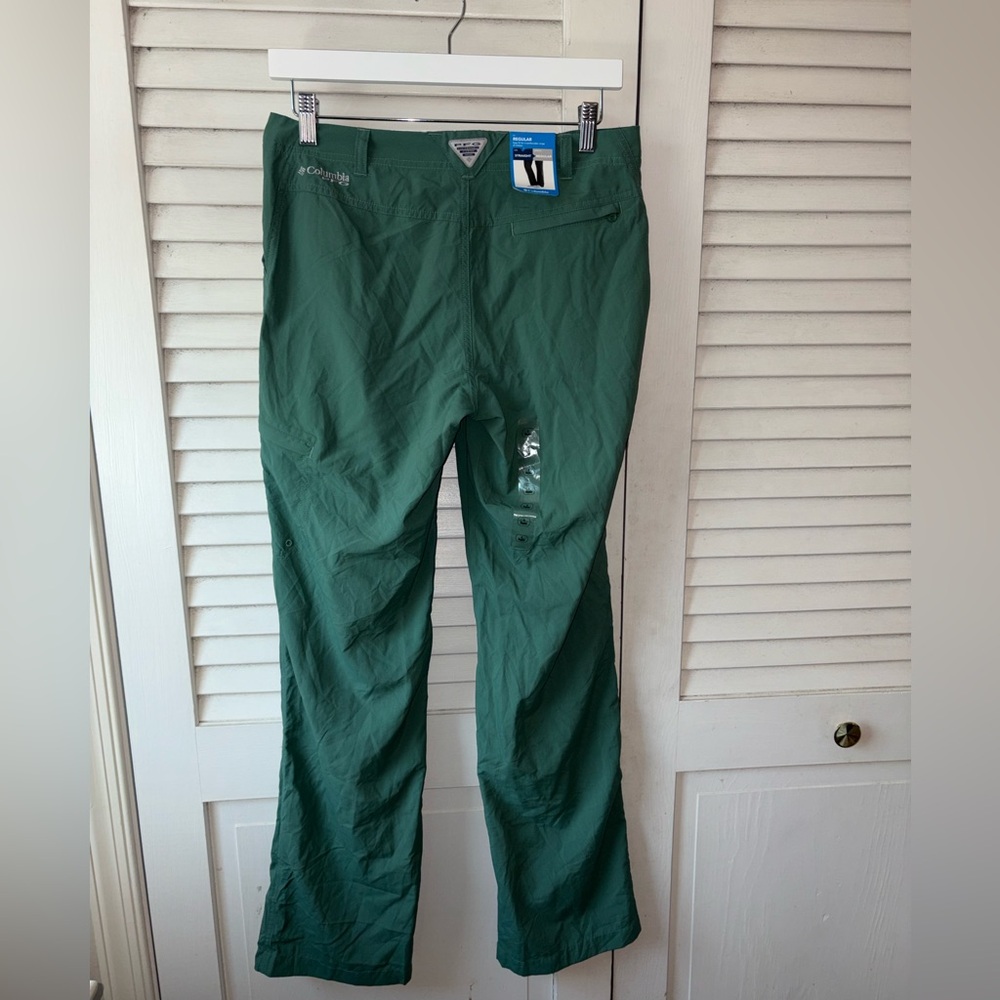 NWT Columbia PFG Omni-Shade UPF Straight Leg Hiking Pants Womens Size 6 Regular - Picture 4 of 6